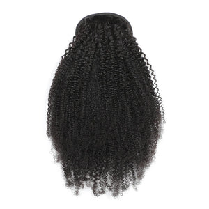 Afro Curly Hair Drawstring Ponytail Extensions Clip