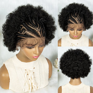 Braided 13x6 Lace Front Wig With Baby Hair