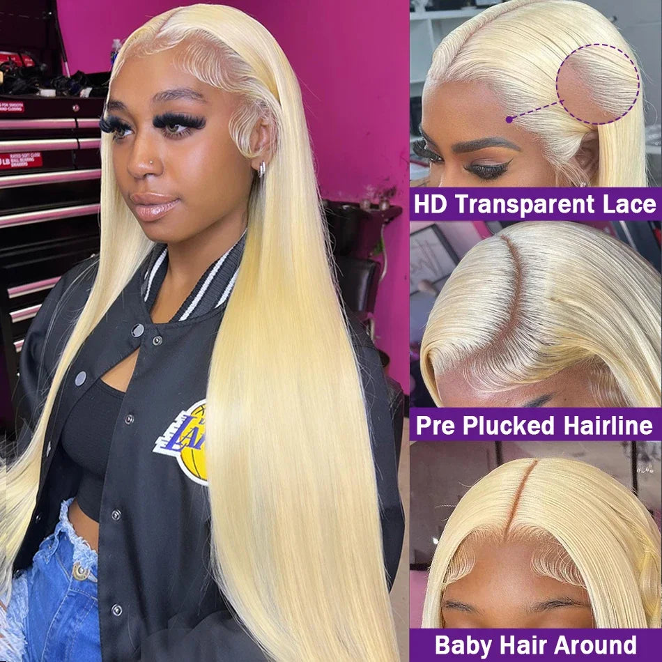 613 Straight HD Lace Front Wig