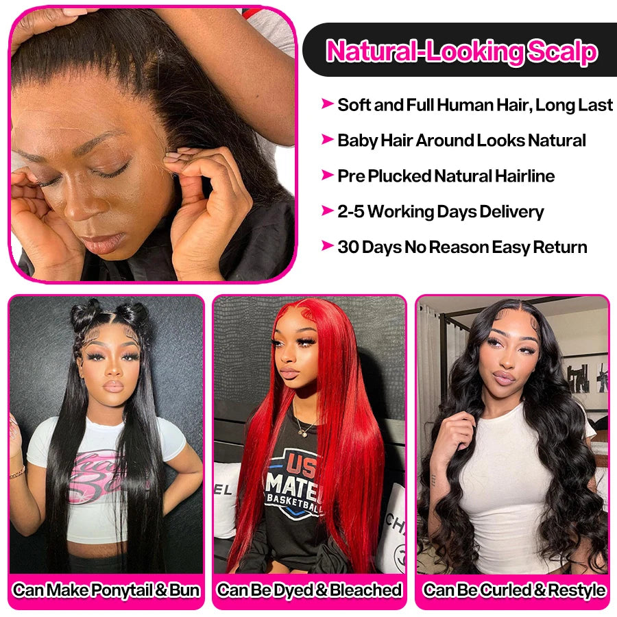 Bone Straight Lace Front Wig