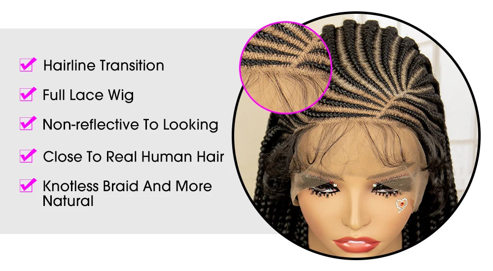 Cornrow Braided Wig