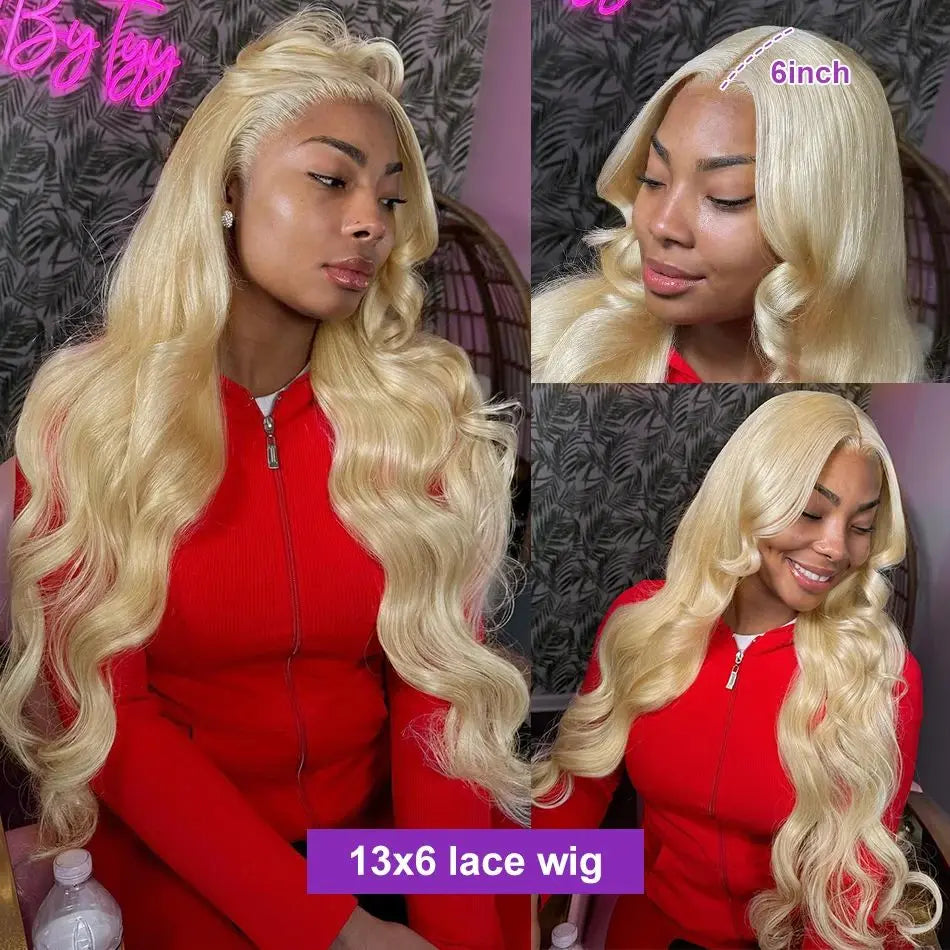 613 Honey Blonde Body Wave Wig