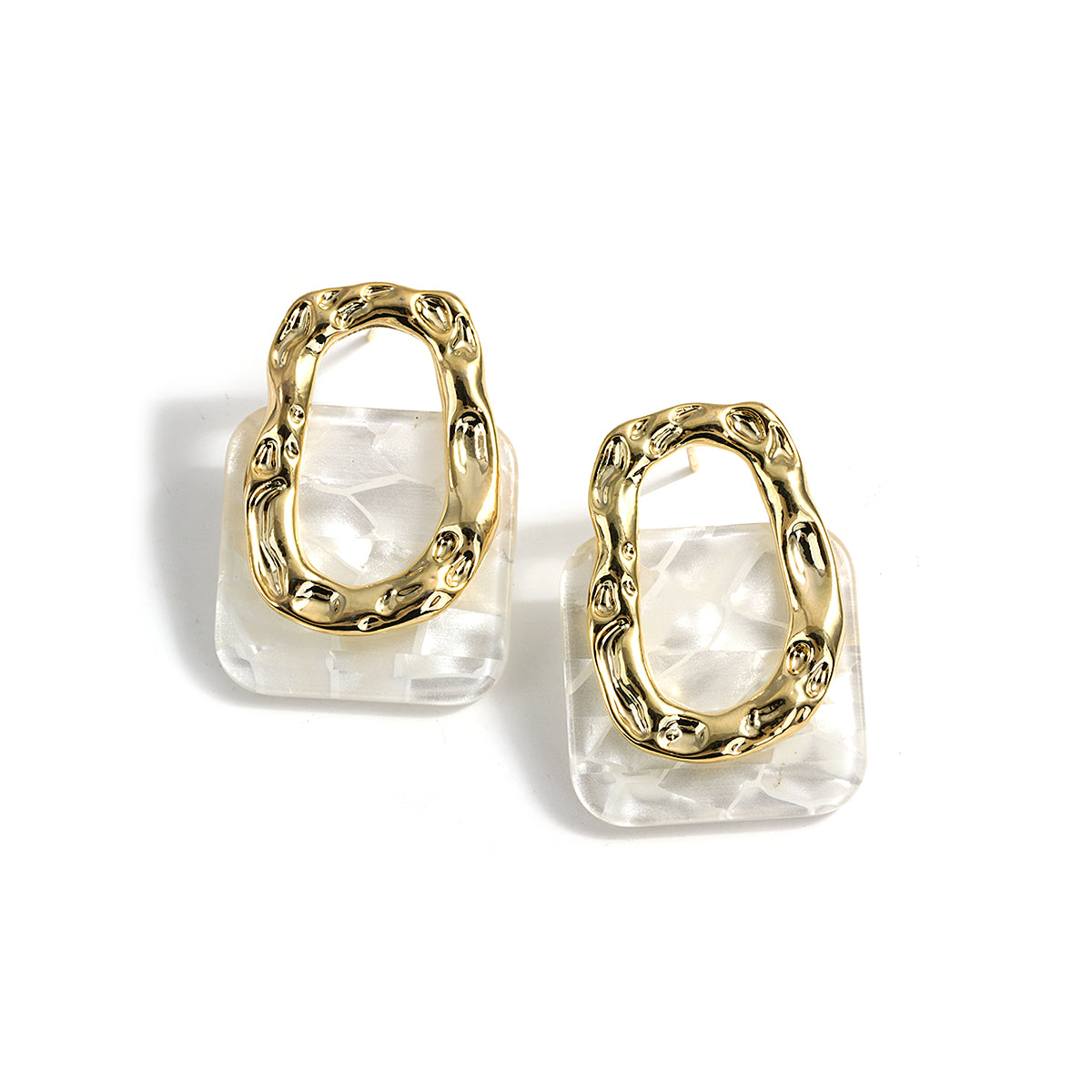 Vintage Square Earrings