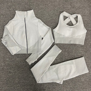 Womens Seamless Yoga Workout Set