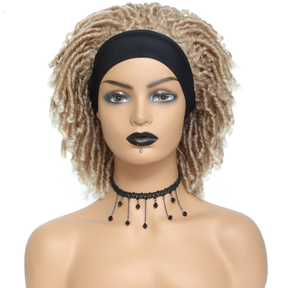 Faux Locs Headband Wig