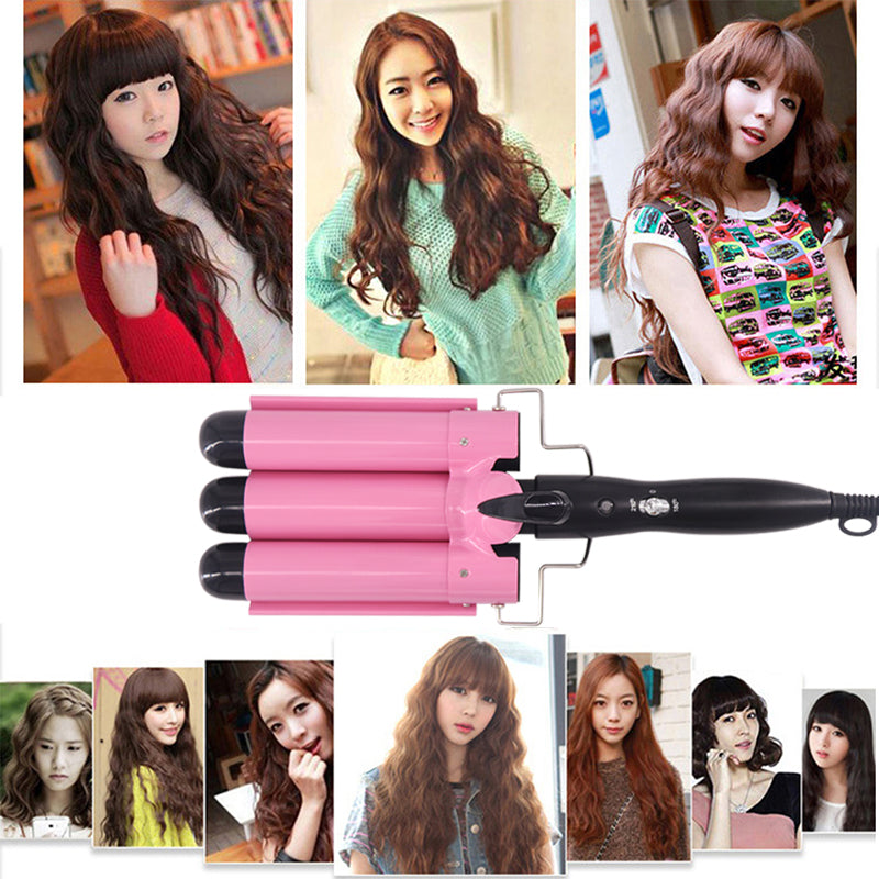 Hair Crimping Curling Iron