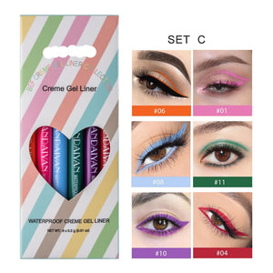 Waterproof Colorful Eyeliner Set