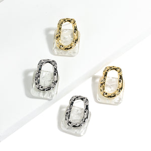 Vintage Square Earrings