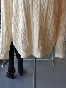 Loose Knitted Long-Sleeve Sweater Set