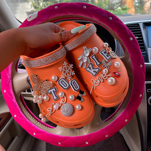 Dazzled crocs 🤍  Crocs fashion, Crocs with charms, Girly shoes