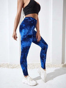 Womens Tie-Dye Yoga Pants