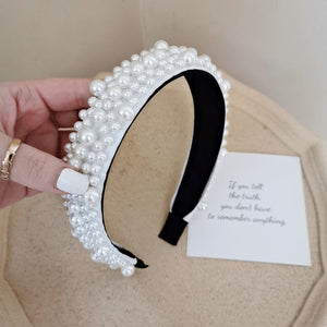 Beaded Pearl Headbands
