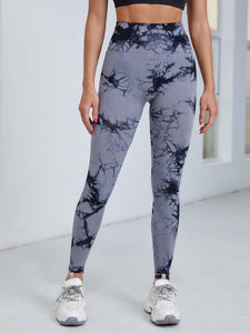 Womens Tie-Dye Yoga Pants