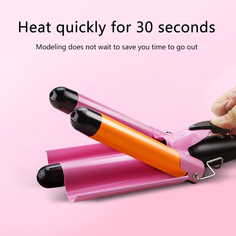 Hair Crimping Curling Iron