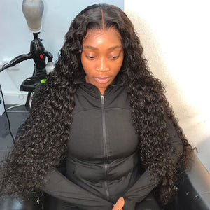 Wet and Wavy Deep Frontal Wig