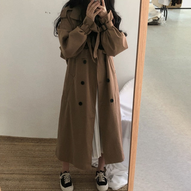 Chic Oversized Trench Coat