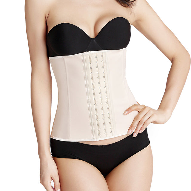 9 Steel Bone Latex Waist Trainer