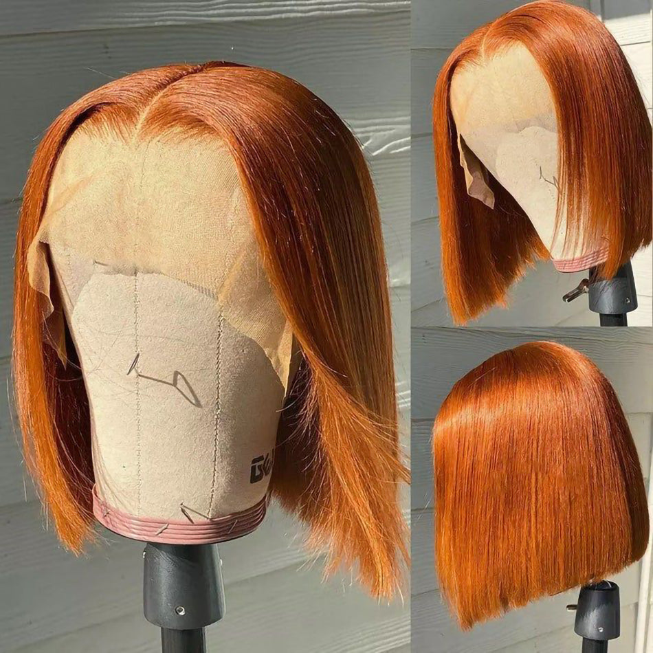 Short Bob Ombre Lace Front Wig