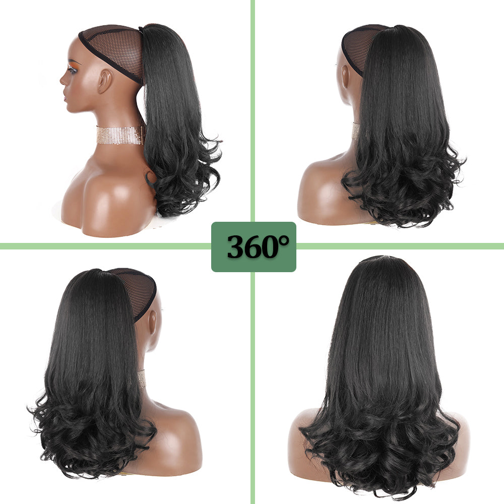 Natural Straight Hairpiece Extension