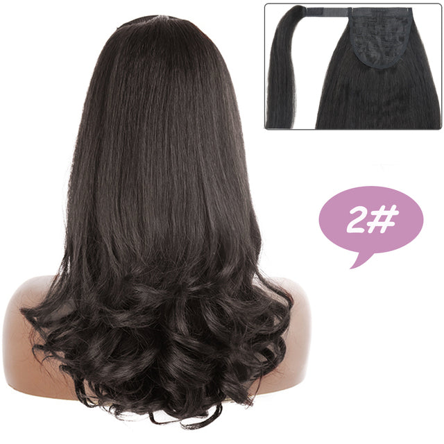 Natural Straight Hairpiece Extension