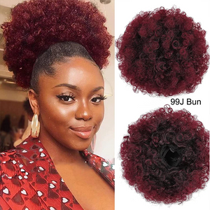 Drawstring Afro Puff Ponytail