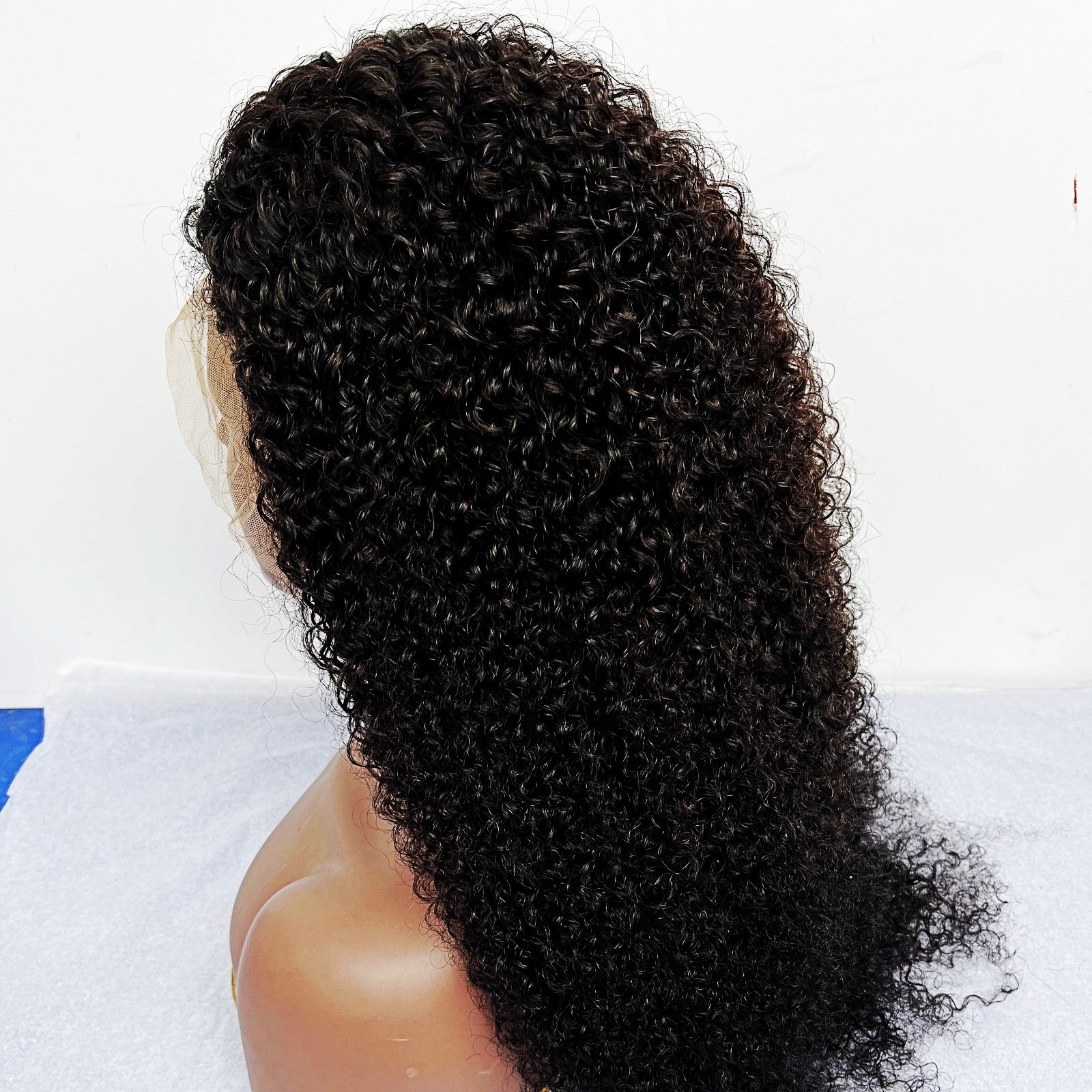 250 Density Brazilian Hair Curly Wave Wig