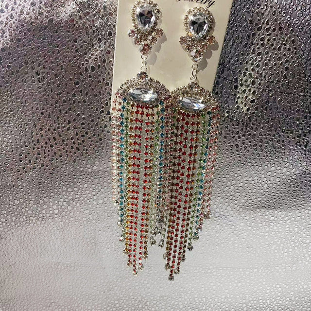 Colorful Crystal Earrings